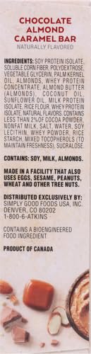 Atkins Chocolate Almond Caramel Bar, Keto-Friendly, Gluten Free with Real Almond Butter, 5 Count (Pack of 1)