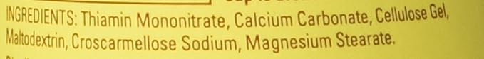 Nature Made Vitamin B-1 100 mg, 100 Tablets 3)