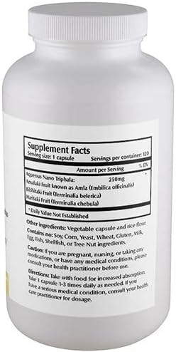 Nano Triphala 250mg 3 Fruits 120 Veggie