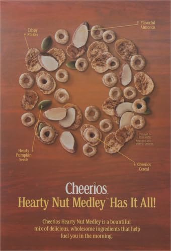 Cheerios Hearty Nut Medley Breakfast Cereal, 14.7 oz 2)