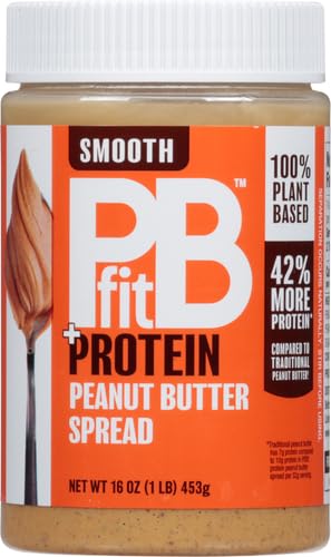 PBfit Peanut Butter, Protein-Packed Spread, Peanut 16 Oz 2)