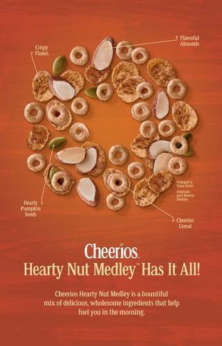 Cheerios Hearty Nut Medley Breakfast Cereal, 20 oz 2)