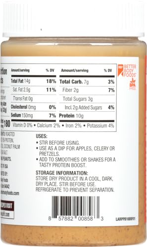 PBfit Peanut Butter, Protein-Packed Spread, Peanut 16 Oz 2)