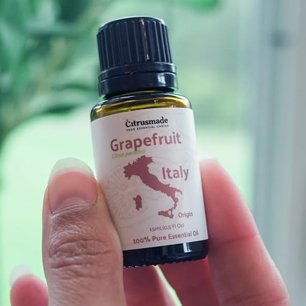 Grapefruit Essential Oil - Direct from Citrusmade in Sicily- Pure Essential Oil for Diffusers and Aromatherapy | 100% Pure Therapeutic Grade (25LBS)