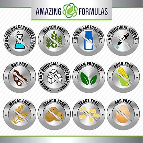 Amazing Formulas Vitamin K2 Menaq7 MK7 Supplement 100 Mcg (1 Pack, 120 Count)