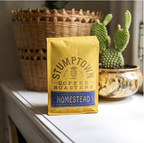 Stumptown Coffee Roasters, Medium Roast Whole Bean Coffee - Homestead Blend 12 Ounce Bag with Flavor Notes of Milk Chocolate, Cherry and Orange (Pack of 3)