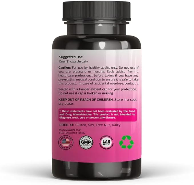 Lactobacillus Rhamnosus, Reuteri, Gasseri, Plantarum, Crispatus, Acidophilus Probiotics - 38 Billion CFU *USA Made & Tested* Vaginal Probiotics, Women Probiotic, Gut Health