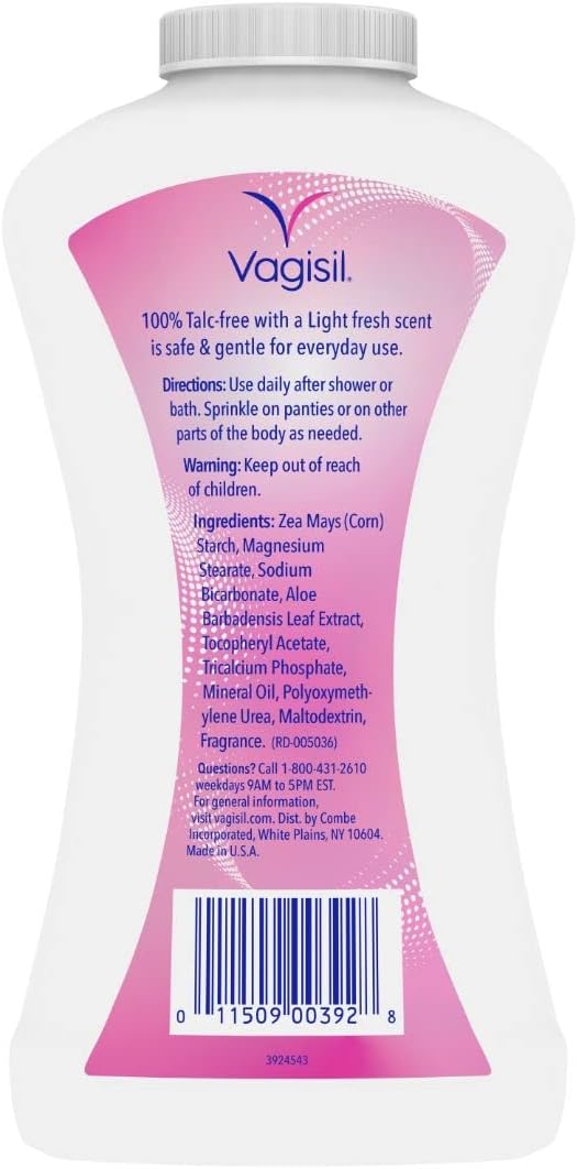 Vagisil Deodorant Powder, Talc-Free, 8 Ounce