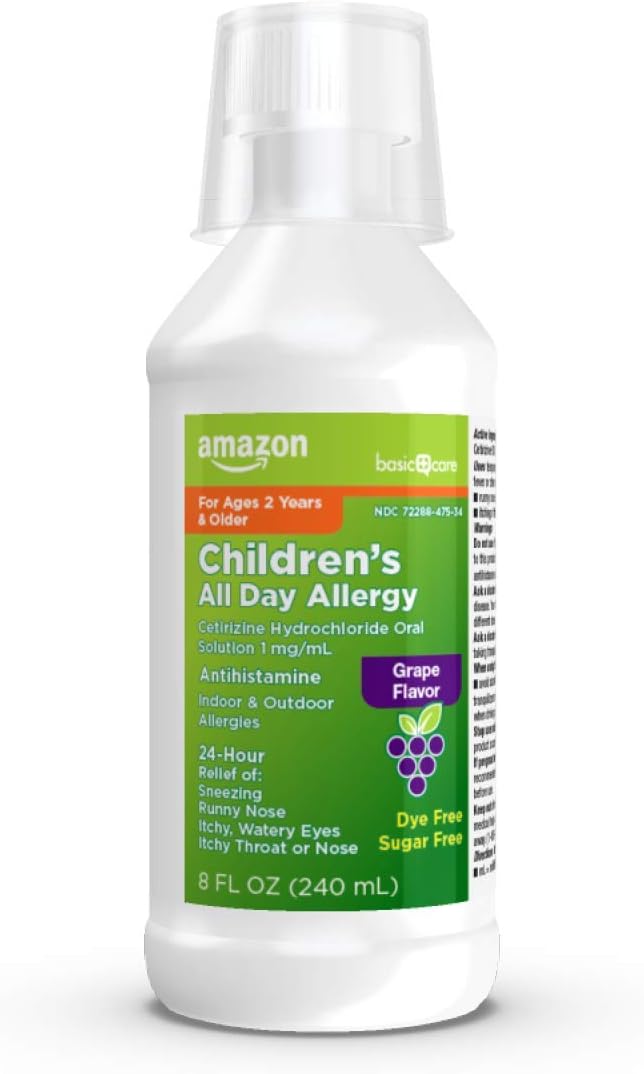 Amazon Basic Care Children’s 24 Hour 1 mg/mL, 8 fl 1)