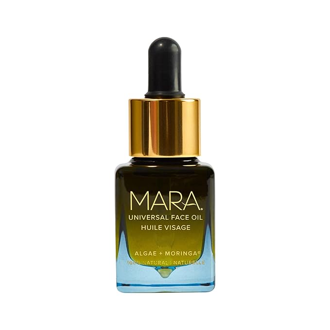 MARA - Natural Algae + Moringa Universal Face Oil | Plant-Based Skin Care | Nourishes with Algae Plankton Blend + Boosts Firmness For All Skin Types, (.5 oz | 15 ml)