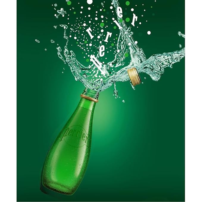 Sparkling Natural Mineral Water, 11 Oz Glass Bottles - (Pack of 12) - (Total of 132 Fl Oz)
