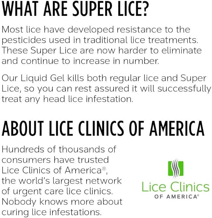 Lice Treatment Kit by Lice Clinics-Guaranteed 5.25oz Shampoo,
