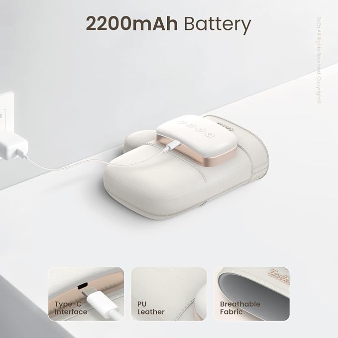 zaza Electric Hand Massager with Heat 3 Levels