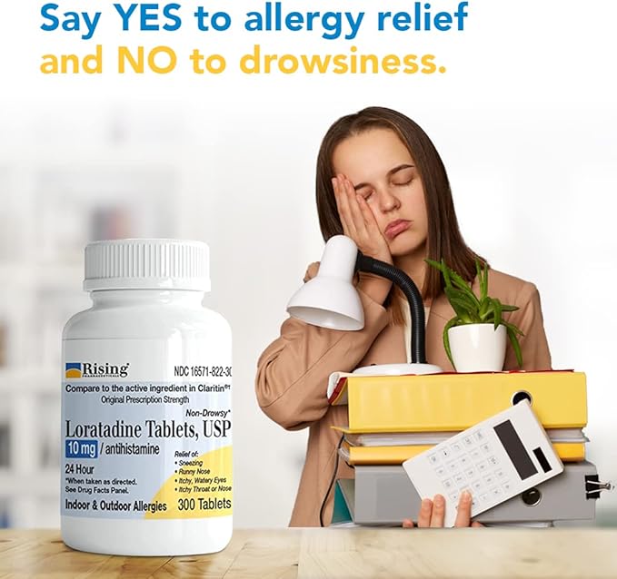 Rising Pharma Allergy Relief 10mg - 300 Tablets