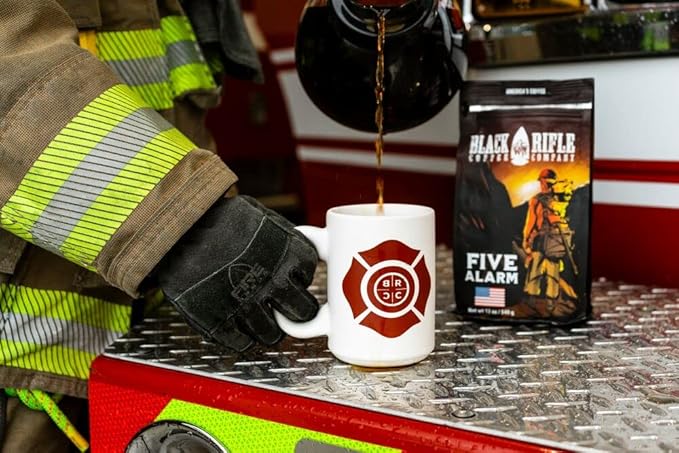 Black Rifle Coffee Company Five Alarm, Medium Roast Ground Coffee, 12 OZ Bag