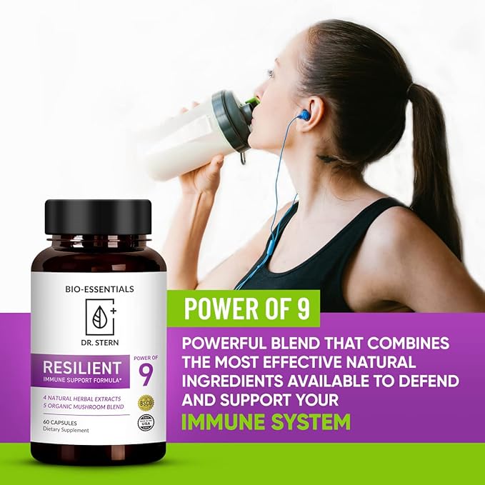 BIO-ESSENTIALS, Resilient - Natural Immune System 60 Capsules