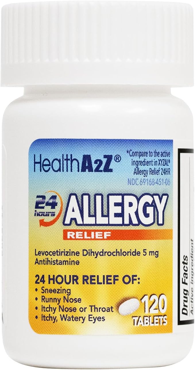 HealthA2Z® Allergy Relief 5mg | 24 Hours (120 Counts)