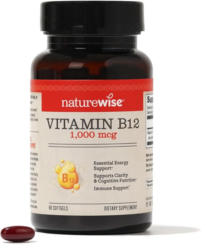 NatureWise Vitamin B12 1000 mcg 60 D3 5000iu 5000iu 30 30 Count