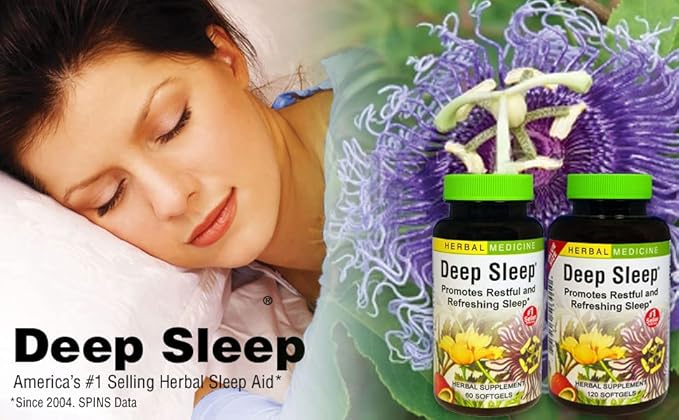 Herbs Etc. Deep Sleep Soft Gels 30 Count 1)