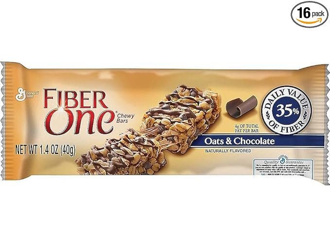 Fiber One Chewy Bars, Oats & Chocolate, 1.4 Oz.