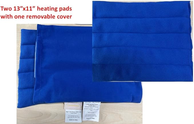 Weighted Heating Pad Microwavable Natural Moist 2 Pieces, 11x13” Each
