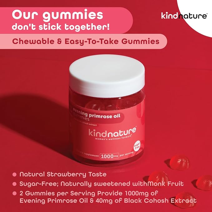 Kind Nature Evening Primrose Oil Gummies 1000mg per