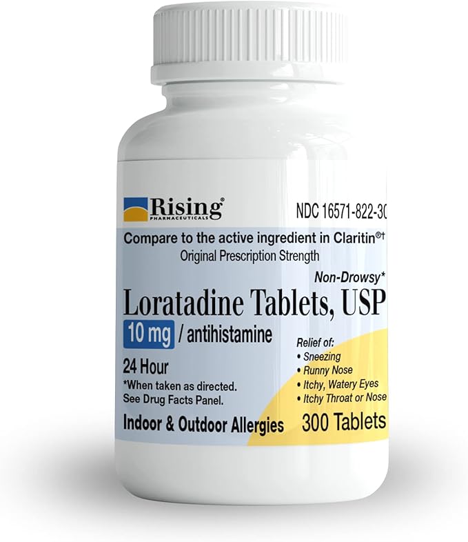 Rising Pharma Allergy Relief 10mg - 300 Tablets