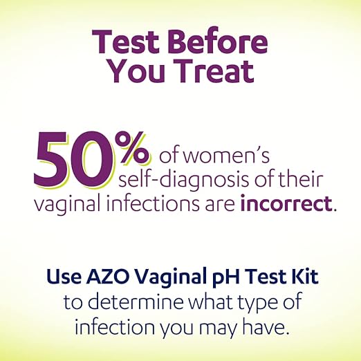 AZO Vaginal pH Test Kit, Clinically-Tested #1 Most 2 Self-Tests