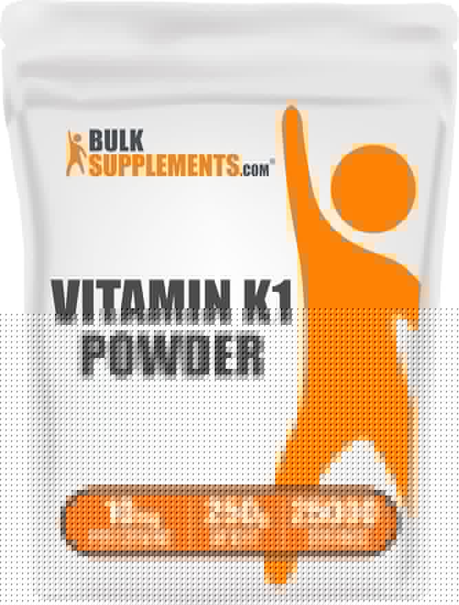 BulkSupplements.com Vitamin K1 (1%) Powder - Vitamin K1 100 mcg - Vitamin K Supplement - Dry Vitamin K - Vitamin K Supplements - Vitamin K1 for Dogs (250 Grams - 8.8 oz)
