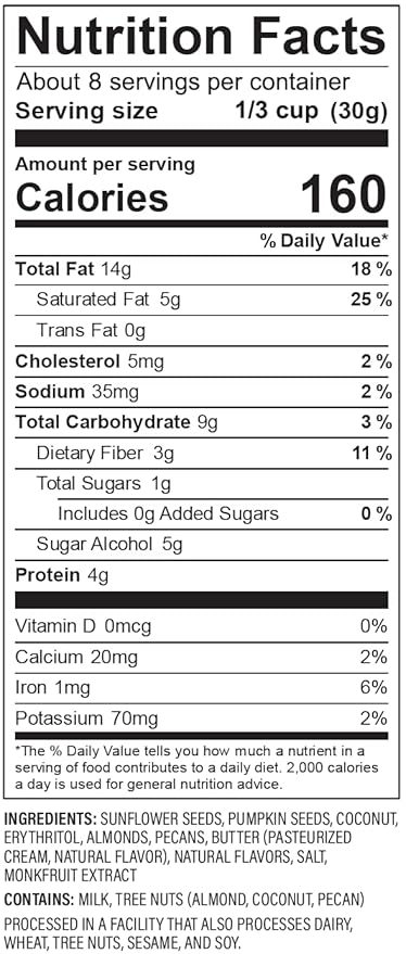NuTrail Nut Granola Cereal, Honey Nut, 8 oz. 3 Count