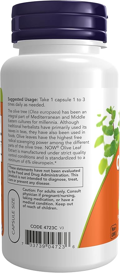 Olive Leaf Extract 500 mg 60 vegcaps