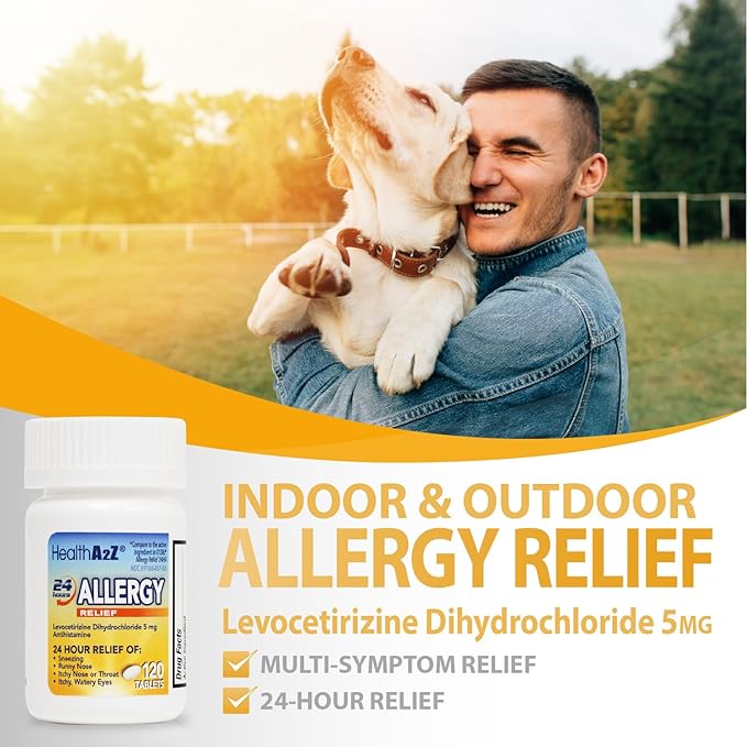 HealthA2Z® Allergy Relief 5mg | 24 Hours (120 Counts)