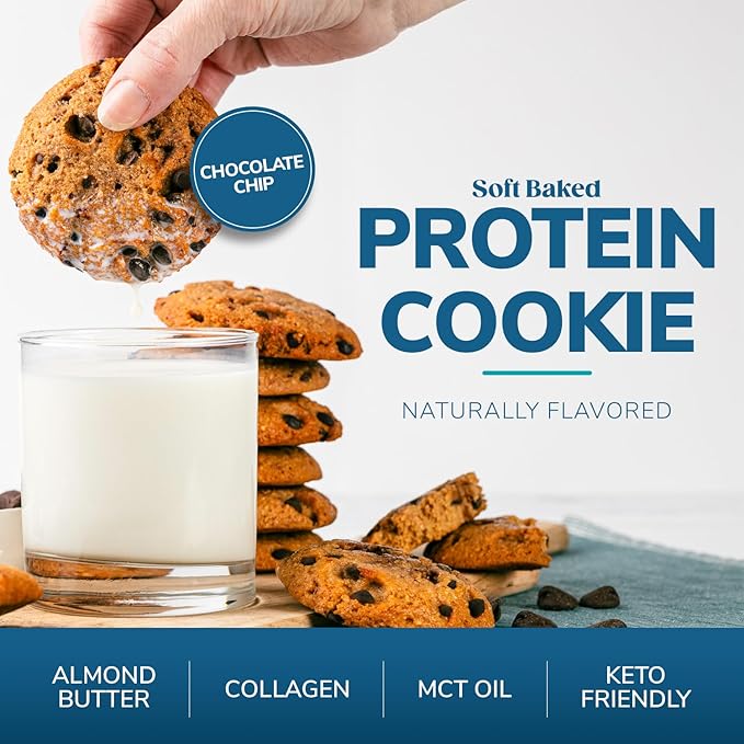Wonderslim Protein Cookie, Peanut Butter, Keto friendly, Low Carb, Gluten Free (7ct)