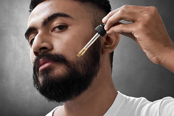 OPO - Organic Beard Oil for Men: 4 oz Sandalwood, Non-GMO, Vegan Facial Hair Conditioner for Fast Growing Beard, Mustache, Eyelash & Eyebrows