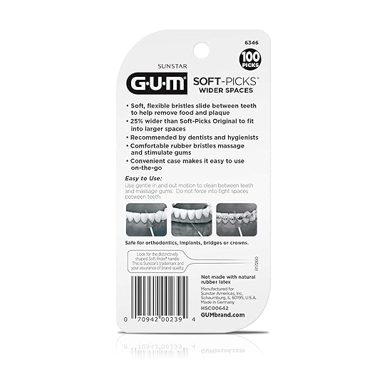 GUM Soft-Picks Wide Space, Easy to 100ct (3pk) (3pk)