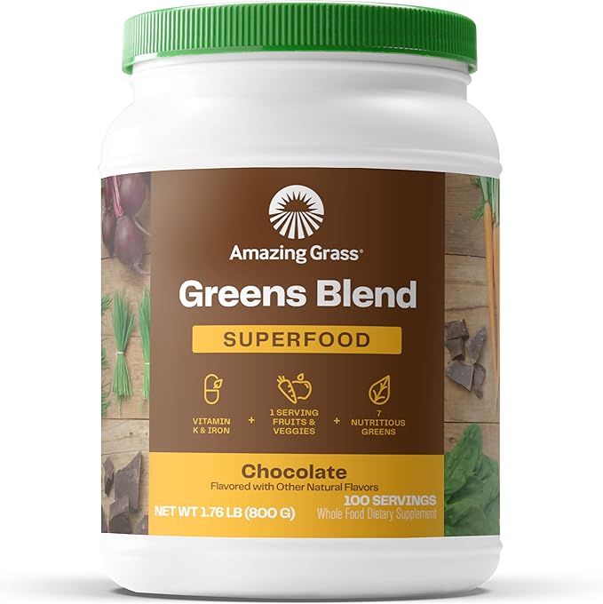 Amazing Grass Greens Superfood Powder: Greens 100 Servings