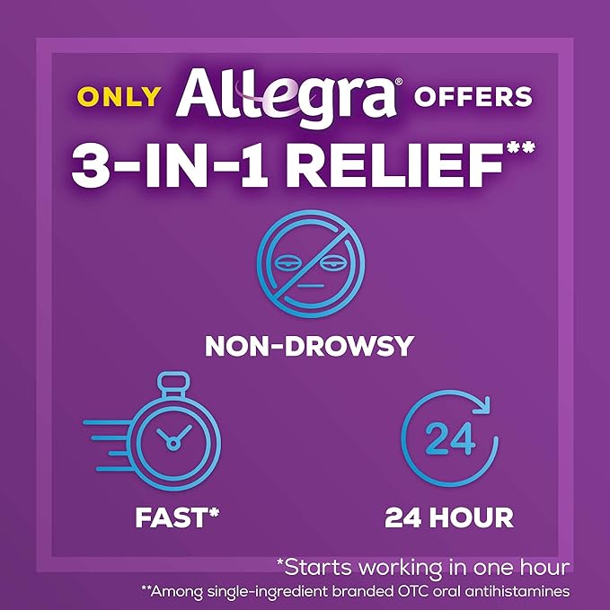 Allegra Allergy Gelcaps 24 Gelcaps per