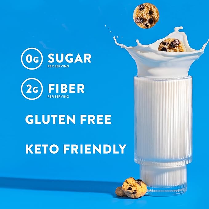 HighKey Keto Chocolate Chip Mini Cookies - Gluten Free Sugar Free Cookies Keto Snack Low Carb Snacks Healthy Protein Diabetic Dessert Food Low Sugar Treat Diet Friendly Sweets 3 Pack + Arcade