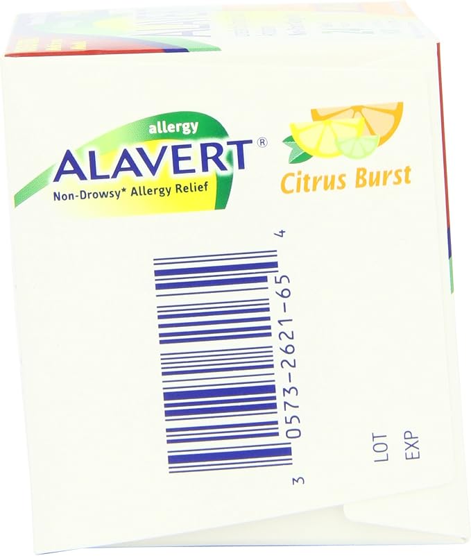 Alavert Allergy 24 Hour Relief, Citrus 10mg, 60 60 Count