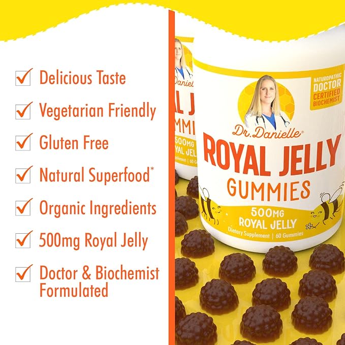Royal Jelly Gummies by Dr. Danielle, 500mg