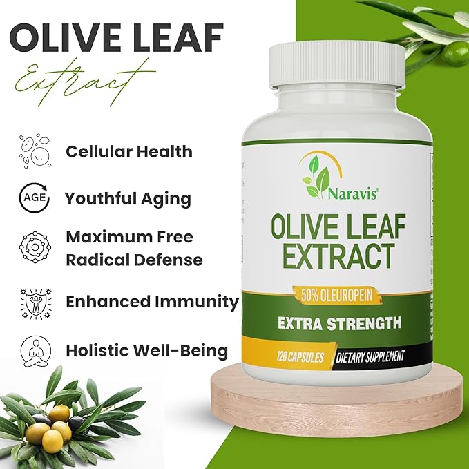 Olive Leaf Extract 4-Month Supply 50% Oleuropein