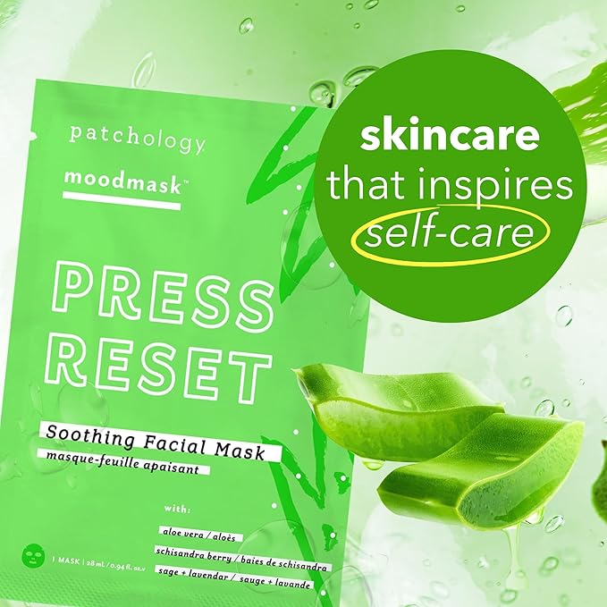 Patchology Aloe Vera Face Mask B5 and (4 Ct)