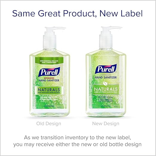 Purell Advanced Hand Sanitizer Naturals 12 fl 4) - 3623-06-EC2