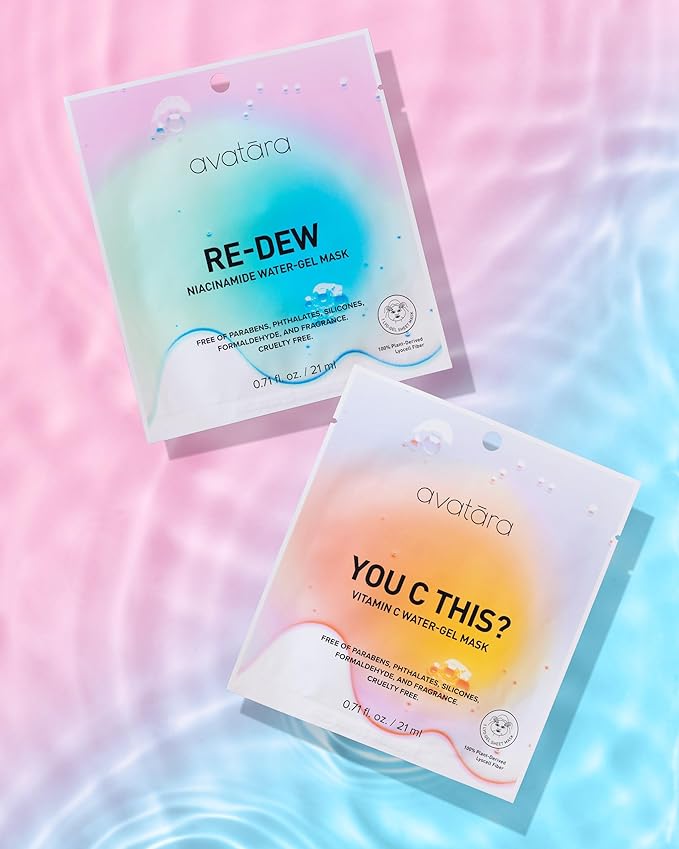 Avatara Sheet Mask Set, Facial Mask 10, Face 10 Pack