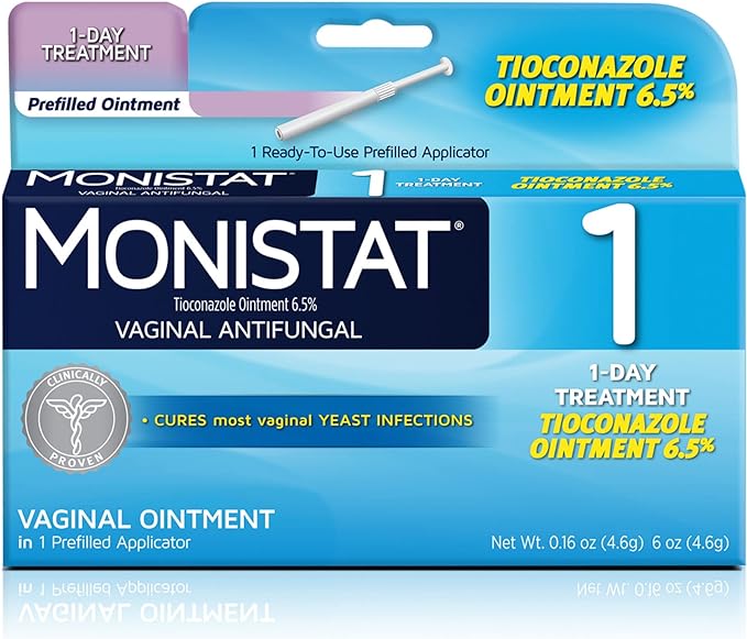 Monistat 1 Day Yeast Infection Treatment 1 Prefilled 1 Pack