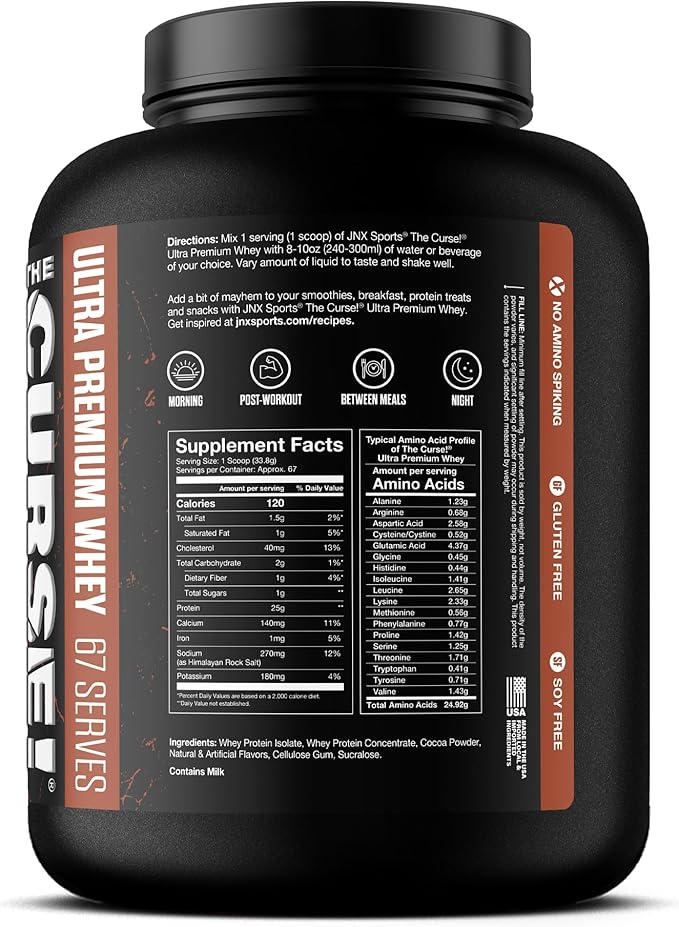 JNX SPORTS The Curse! Ultra Premium 5lb | 25g Protein
