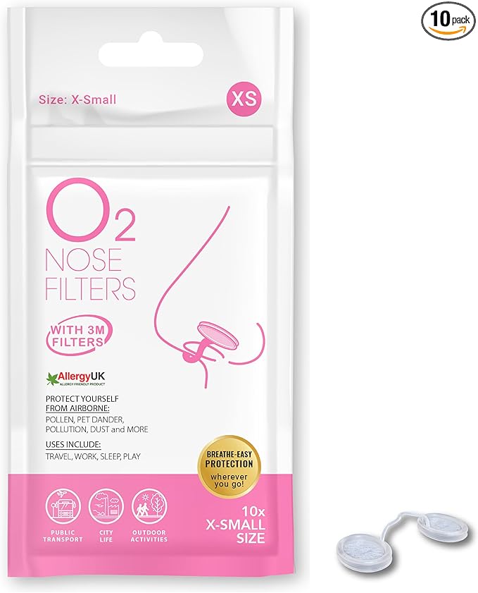 O2 Nose Filters with 3M Filtration 10)