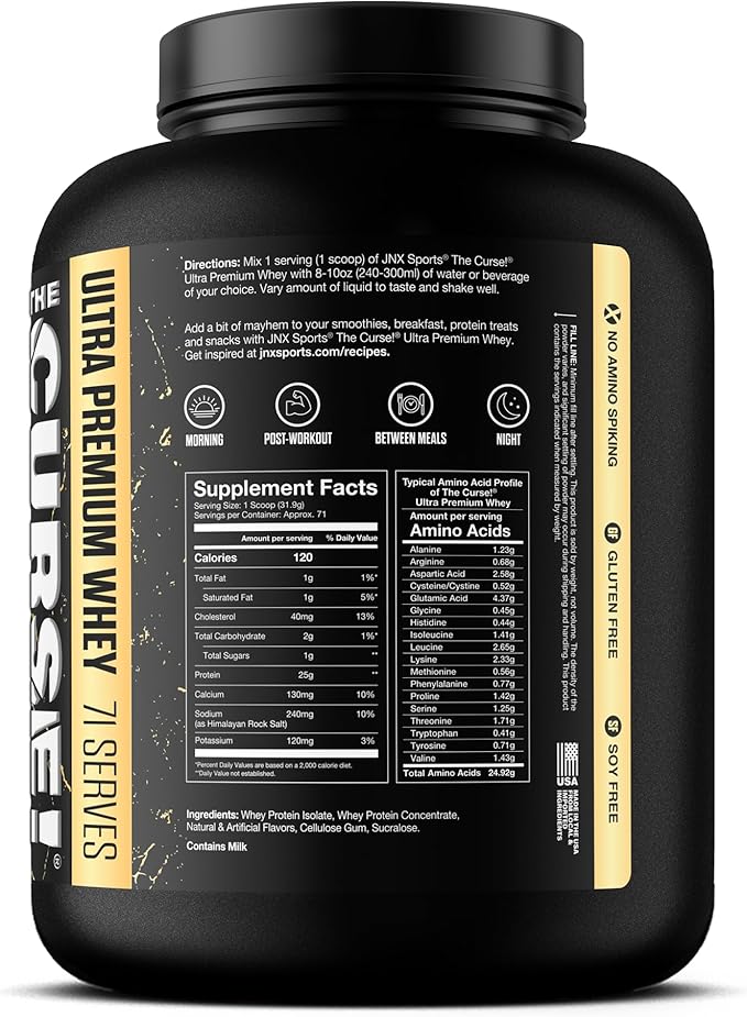 JNX SPORTS The Curse! Ultra Premium 5lb | 25g Protein