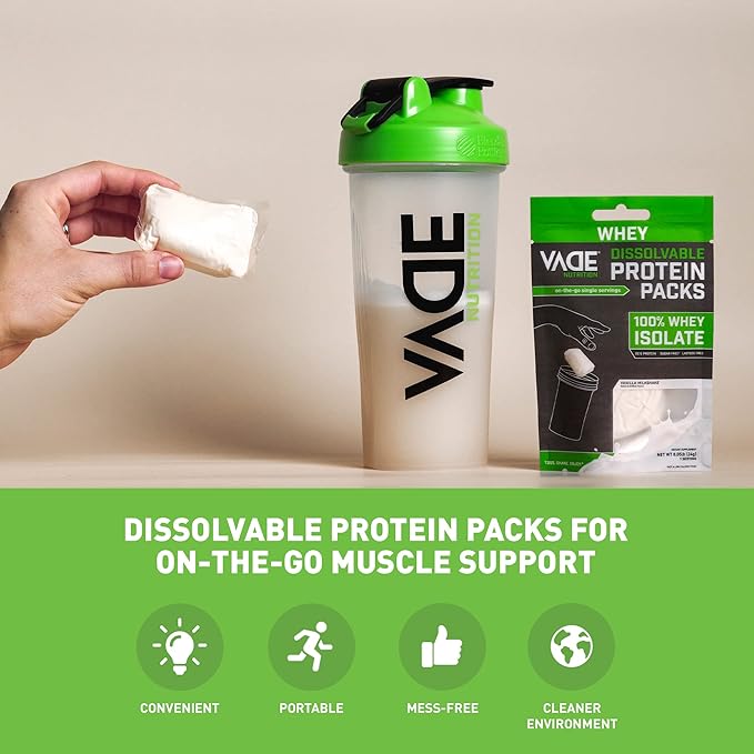 VADE Nutrition Dissolvable Protein Packs 100% Whey 30 Packets