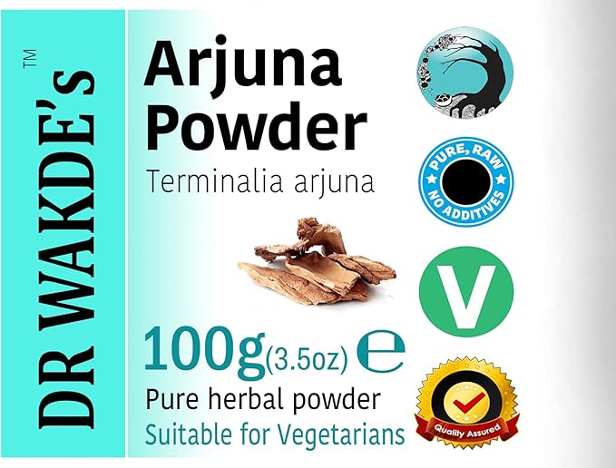DR WAKDE'S Arjuna Bark Powder (Terminalia arjuna) 500g (1.1lb) (1.1lb) |
